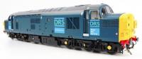 3727 Heljan Class 37/0 Diesel Locomotive in DRS early blue livery - unnumbered and unbranded